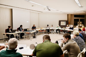 Torsten Tusche für die EOW am 18. März 2026 im Bezirksbeirat - er erläuterte den Antrag. Foto: GOEDE